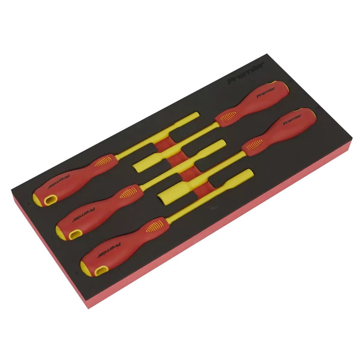 Sealey TBTECOMBO2 63pc Insulated Tool Kit with 7 Drawer Roll cab
