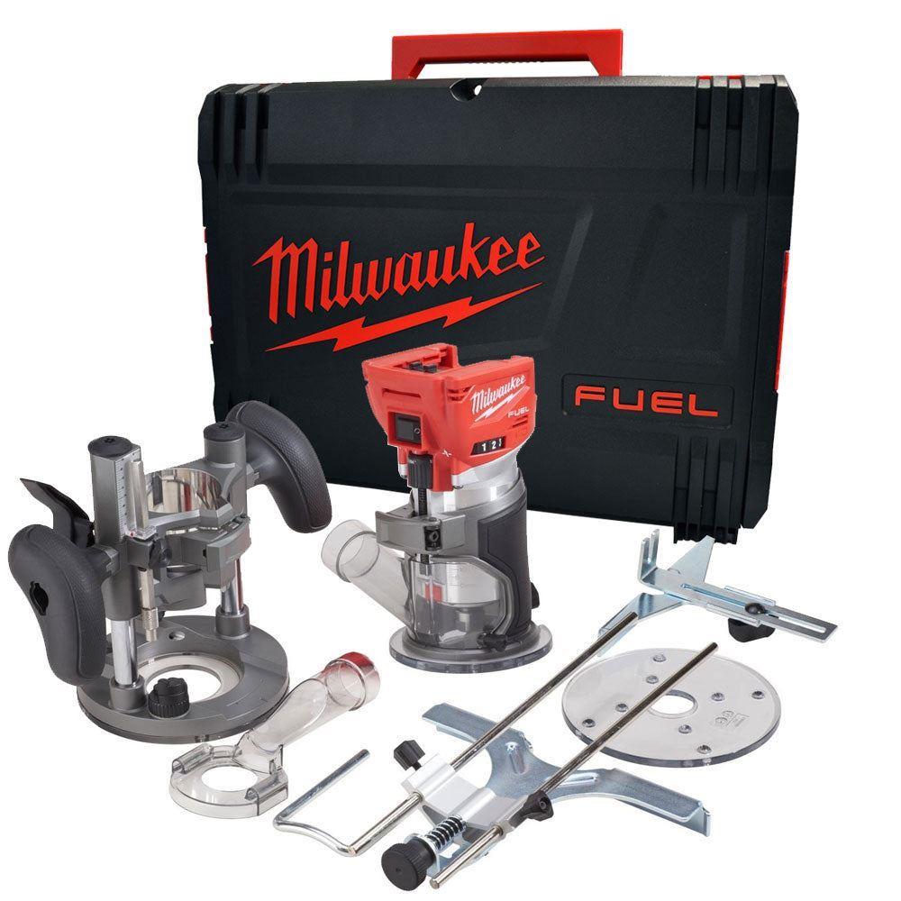 Milwaukee 18V 12 Piece Combo Kit with 3 x 5.0Ah Batteries & Charger & Accessory Set M18T4TKIT-4628