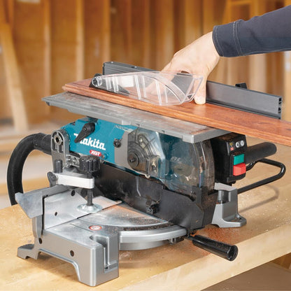 Makita LH001GZ 40V Max XGT Brushless 260mm Table Top Mitre Saw with 2 x 4.0Ah Battery & Charger