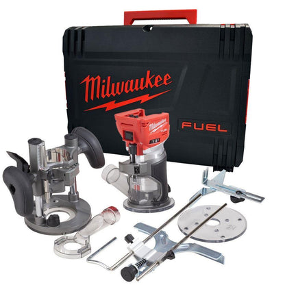 Milwaukee 18V 11 Piece Combo Kit with 3 x 5.0Ah Batteries & Charger & Accessory Set M18T4TKIT-4632